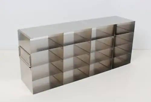 New Stainless Steel Cryogenic Upright Cryo Rack For 2 Boxes Uro-442