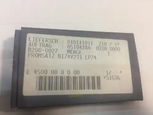 Perkin Elmer A-15-0-05-07 Promkit Firmware Chip For Lambda Bio Nos B2000027