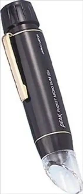 25 Times Peak Pocket Microscope For Inspection W/Scale 2050-25 Made In Japan