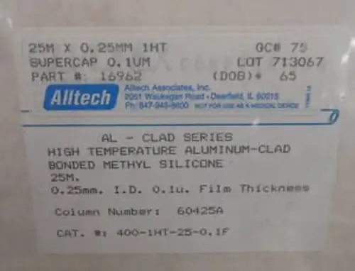 Alltech Gas Chromatography 60425A Gc Column 400-1Ht-25-0.1F