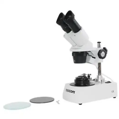 Tekscope St-4013-2L-Dk 10X-30X Dark-Filed Rotation Binocular Stereo Microscope