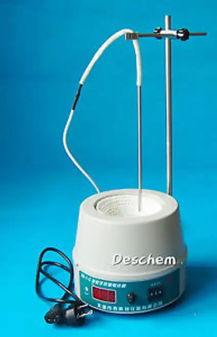 500Ml220Vmanteau chauffant de laboratoire250Wtempérature Affichage numérique et contrôlé