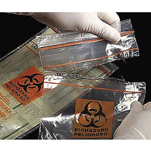 MINIGRIP LAB GUARD Polyethylene Tear Zone Bag 6 in x 9 inPK1000 SBL2X69B5