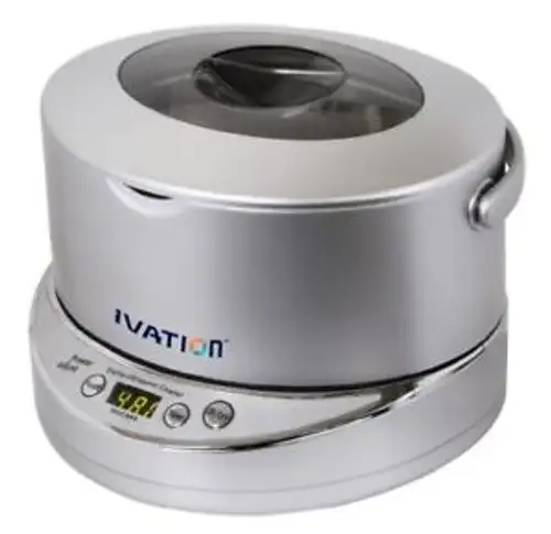 Ivation IVUC96S Digital Ultrasonic Cleaner with Adjustable Power & Removable 17