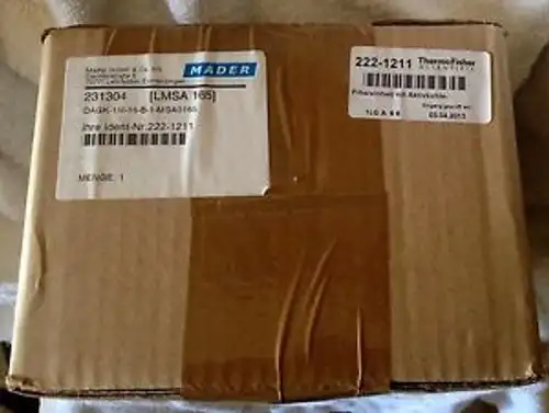 Haake Air Filter Pt# 222-1211 Retail $1100.00