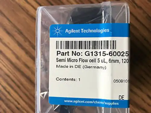 Agilent G1315-60025 Simi-Micro Flow Cell 5 ¬µl Volume 6 Mm Path
