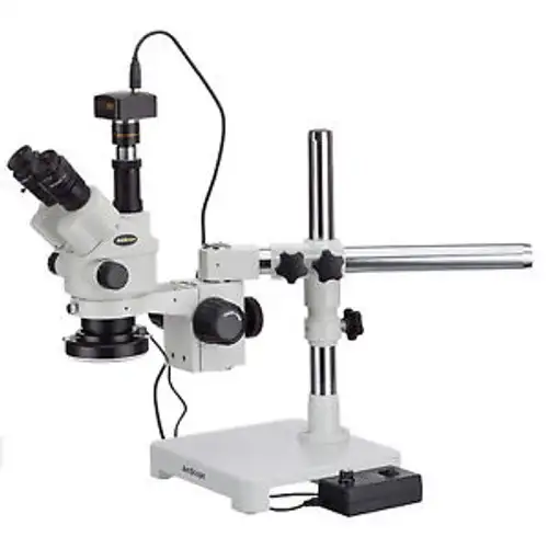Amscope Sm-3Ntpz-144-P 3.5X-90X Simul-Focal Stereo Zoom Microscope + 144-Led Rin