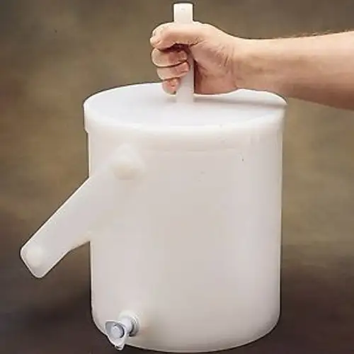 Bel-Art F37805-0008 Plastic Churn Sample Splitter 8 Liter 8 D X 11 H