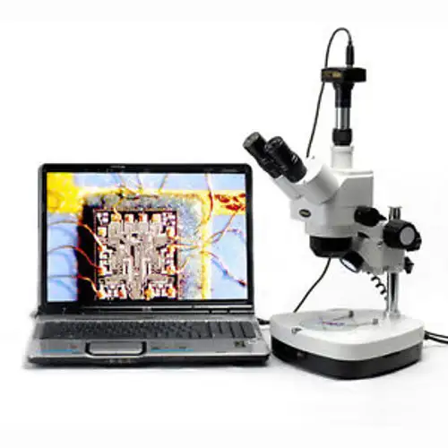 Amscope Sh-2Ty-C2-10M 10X-60X Inspection Stereo Zoom Microscope + 10Mp Camera