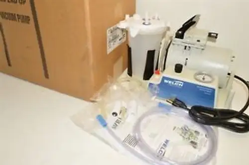 New Welch 2515 34L/Min 93Torr Aspiration Filtration Vacuum System 2515B-75