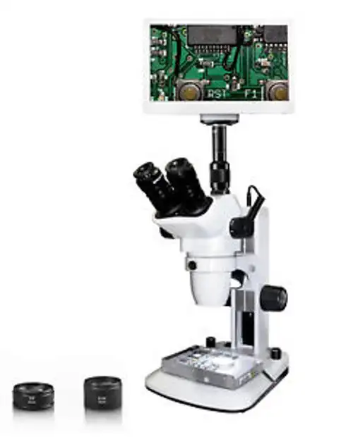 Vision Scientific Vms0006-Tz-Ret11.6 Trinocular Binocular Zoom Stereo Microscope