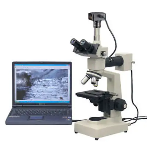 Amscope Me300Tc-16M3 40X-1000X Epi-Illumination Metallurgical Microscope + 16Mp