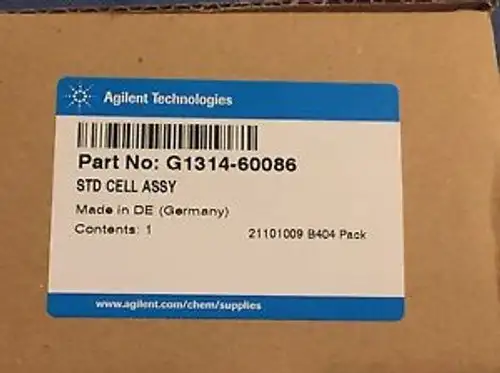 Agilent Hplc Lc Standard Flow Cell Assembly G1314-60086 G1314-60186
