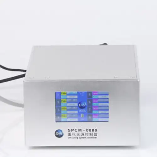 8CHS UV LED Irradiation Spot Light Source Curing Machine Glue Dryer+8PCS Cables