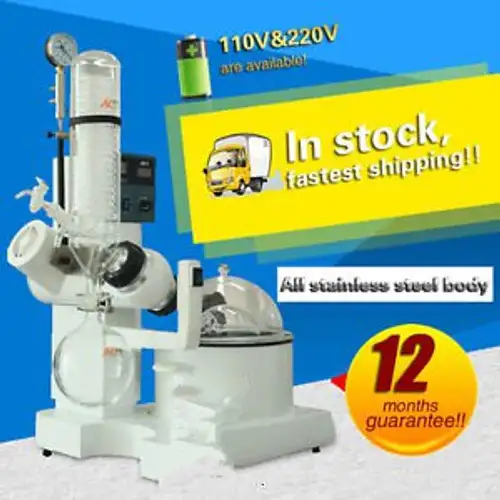 RE-2000A Rotary evaporator for Efficient And Gentle Removal Of Solvents 25ml/min