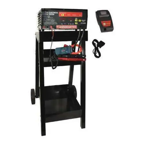 ASSOCIATED EQUIP 6044-PC Battery Start Alt Tester Cart/Printer G9552098