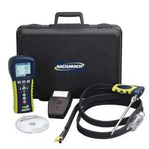 BACHARACH 24-8453 Combustion Analyzer Kit O2 CO NO High