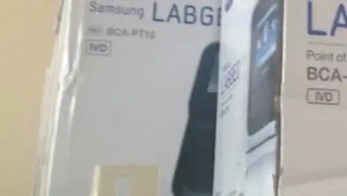 Samsung LABGEO PT10 Smart Blood Analyser BCA-PT10/EU Manufacturer date 2015