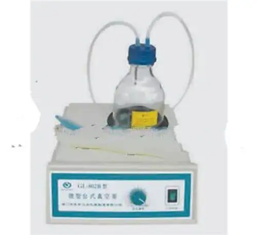 6L/M Gl-802B Vacuum Level Adjustable Mini Small Compact Desktop Lab Vacuum Pump
