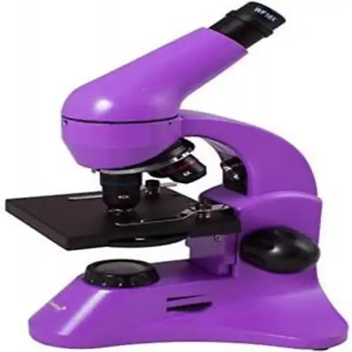 Levn-69077-Levenhuk Rainbow 50L Plus Amethyst Microscope