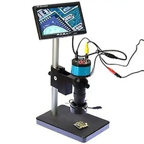 2.0Mp Hd 2 In1 Industry Digital Microscope Camera 8X-100X Zoom C-Mount Le...