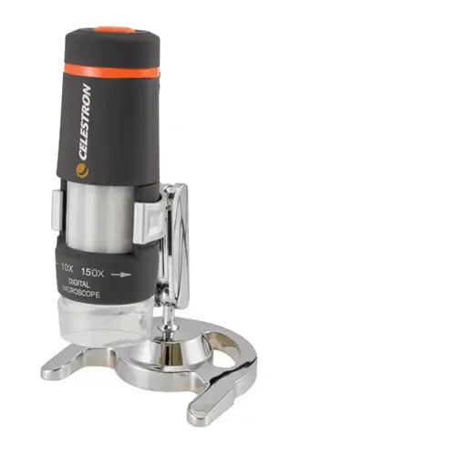 Microscope numérique Celestron 44302-B avec grossissement 10x-40x à 150x