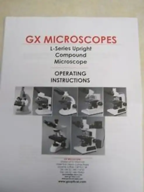 L-2000B Hbg Microscope W X4 X25 X40 X100 Oil Achromatic Objectives