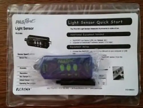 NEW Pasco Pasport PS-2106A Light Sensor