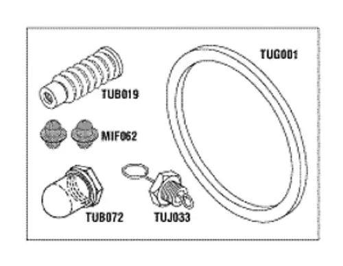 NewTuttnauer sterilizer autoclave PM service kit OEM Tuk122 door gasketdoor dam