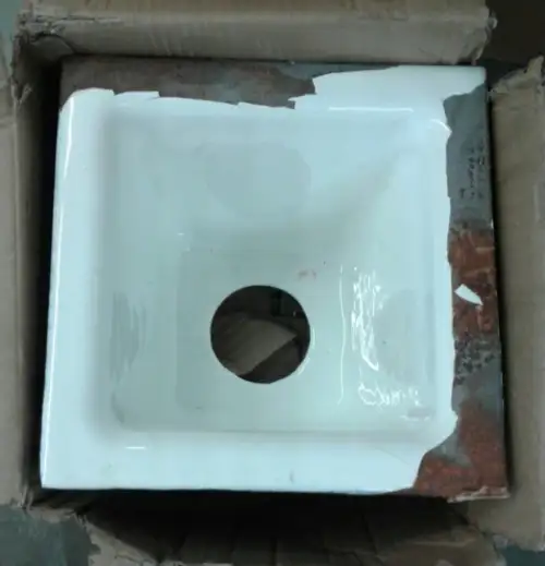 Zurn P1902-4Nl 12"X12"X10" Deep 4Nl Sink Sani-Flor Receptor 381310241 Cast Iron
