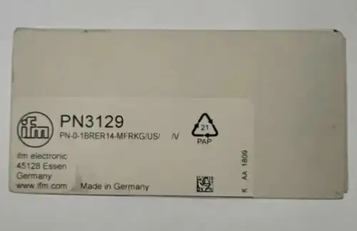 Ifm | Pn3129 | Pressure Sensor