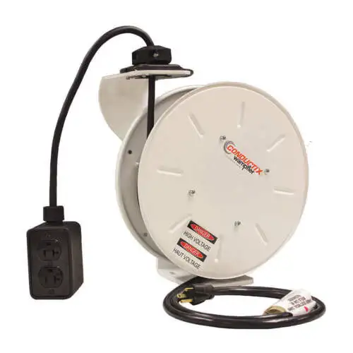 Conductix-Wampfler Xa-121120305016E Cord Reel 50Ft 12 Awg Outlet Bx 125Vac