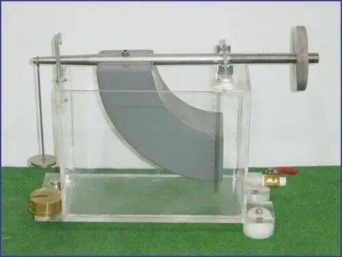 Centre Of Pressure Apparatus - Examine Cop On Plane Surface Engineering Lab Exp
