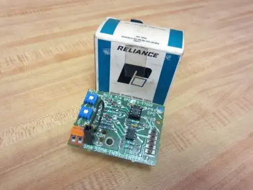 Reliance 0-57002 Pre-Set Speed Interface Card O-57002