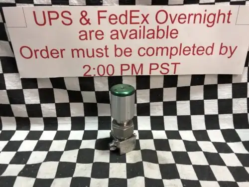 Válvula de fuelle sellada Nupro Purity 1/4" Tbw 6Lv-Bnbw4-Du-O #1370V3