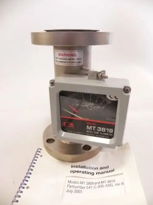 Brooks Variable Area Flowmeter 2" Mt 3819