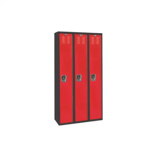 Hallowell U3282-1A-Mr Lckr 1X3Lckr Red/Blk 72"X36"X18" Assm