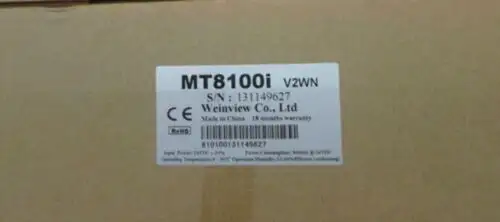 New Weintek Weinview Mt8100I 10.1" Tft Hmi Touch Screen Display Panel 64Mb Ram