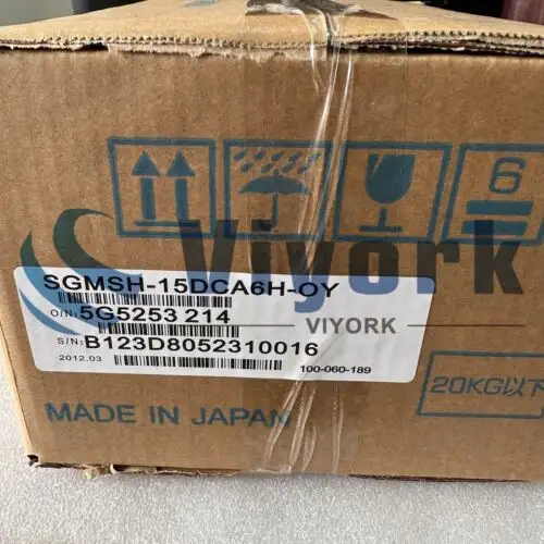 Yaskawa Sgmsh-15Dca6H-Oy¬†Ac Servo Motor 1.5Kw With Brake 3000Rpm 4.9Nm
