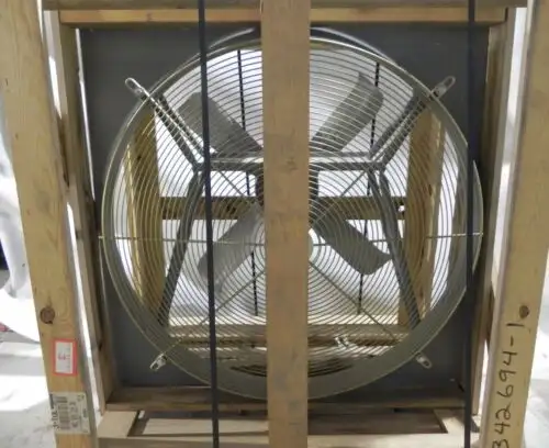 Aerovent Fan Propeller Ventilator Exaust 36" & Wire Guard Ddp 36L420