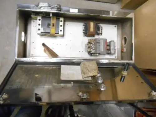 Square D Stainless Steel Enclosure Pu-203 With Furnas Esp100