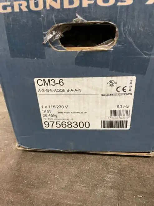 Grundfos Water Pump Cm3-6