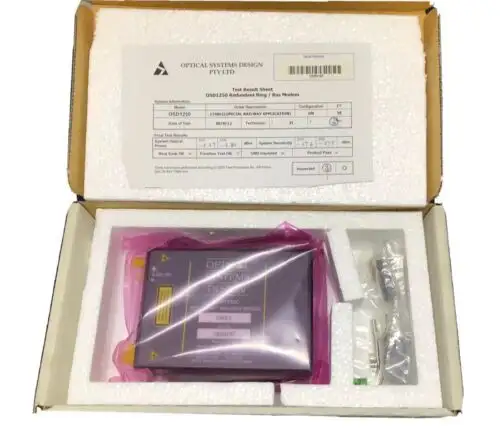 Optical Design Systems Osd 1250 Lc Railway Application Redundant Ring Bus Modem