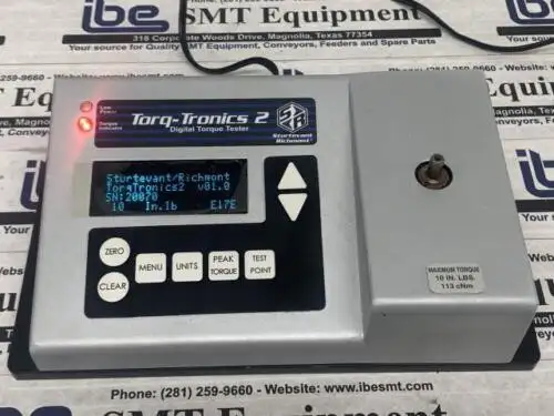Sturtevant Torq-Tronics Ii - Model 10I Digital Torque Tester