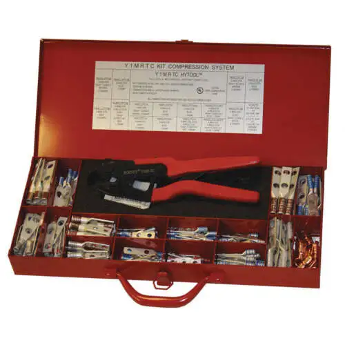 Burndy Y1Mrtckit Crimper/Connector Kit 16-4 Awg 9-7/8" L