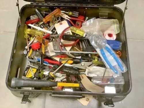 Genuine Electronic System Tool Kit Tk-17/G Jtk117 W/ Nsn 5180-01-195-0855