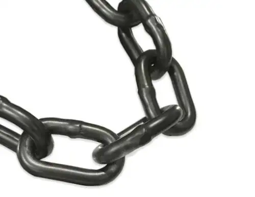 3/8" X 200' Grade 30 Black Proof Coil Powder Coated Safety Chain Swing Set