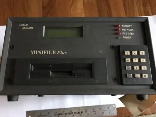 Greco Systems Mp-S2 Minifile Plus No Power Cord Boxef