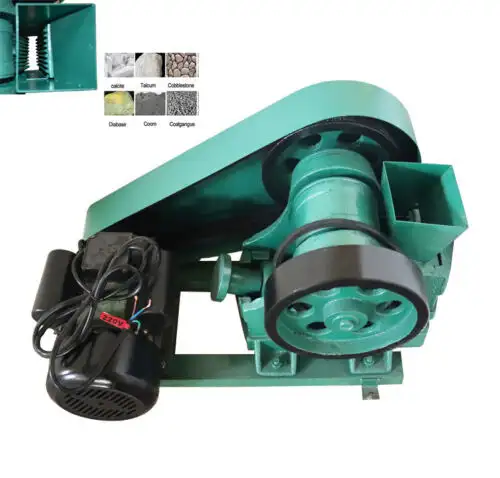 Intsupermai 220V Electric Mini Jaw Crusher 2.363.93"Inport Stone Crusher Machin