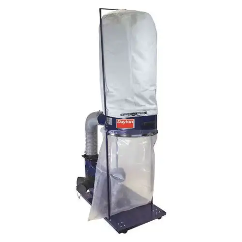 New Dayton Dust Collector 12.6 Amps Ac 33-1/2" H